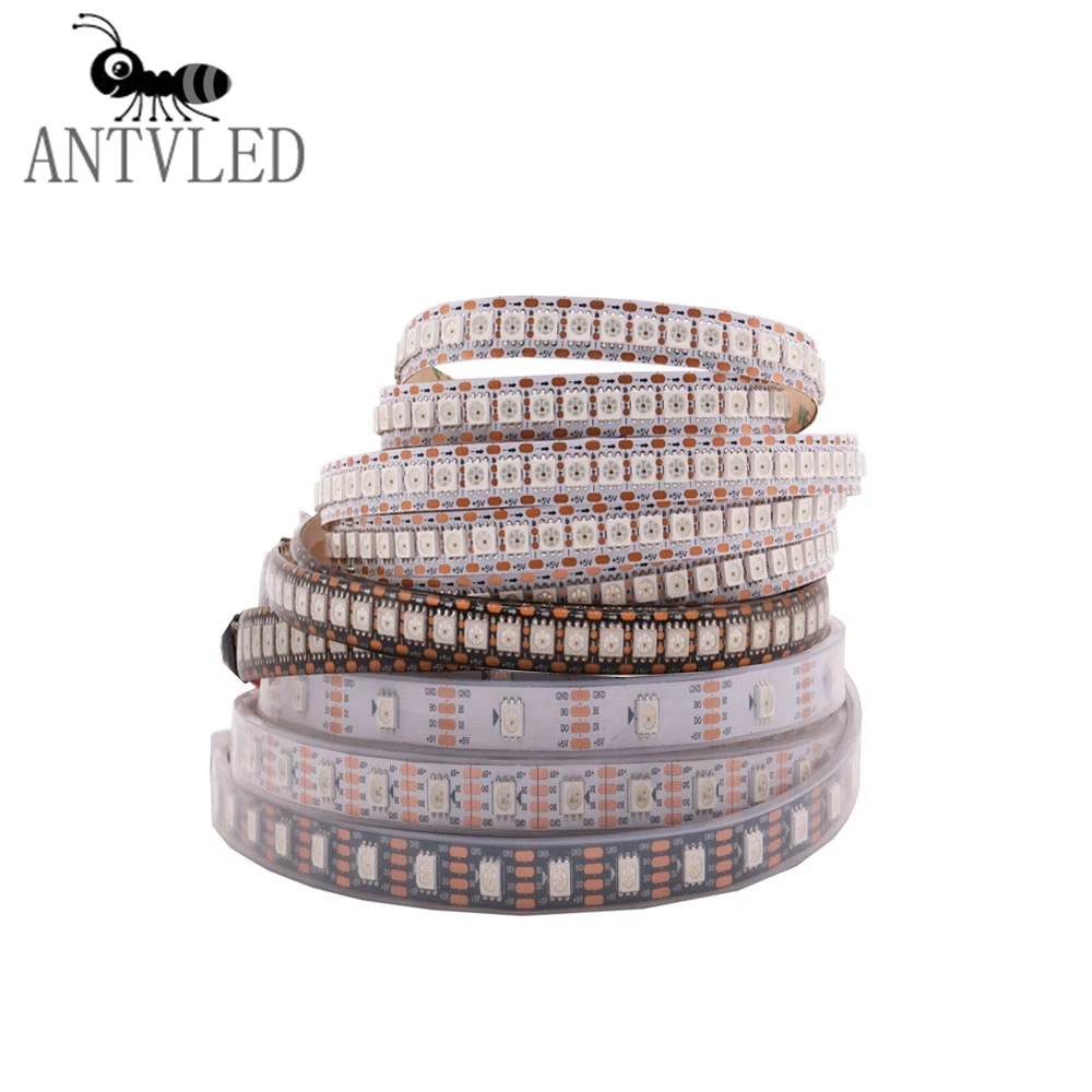 

WS2813(WS2812B Update)RGB Led Strip Light WS2812 IC Addressable 30/60/144 Pixels/Leds/m Dual Directional Single Leds Signal DC5V