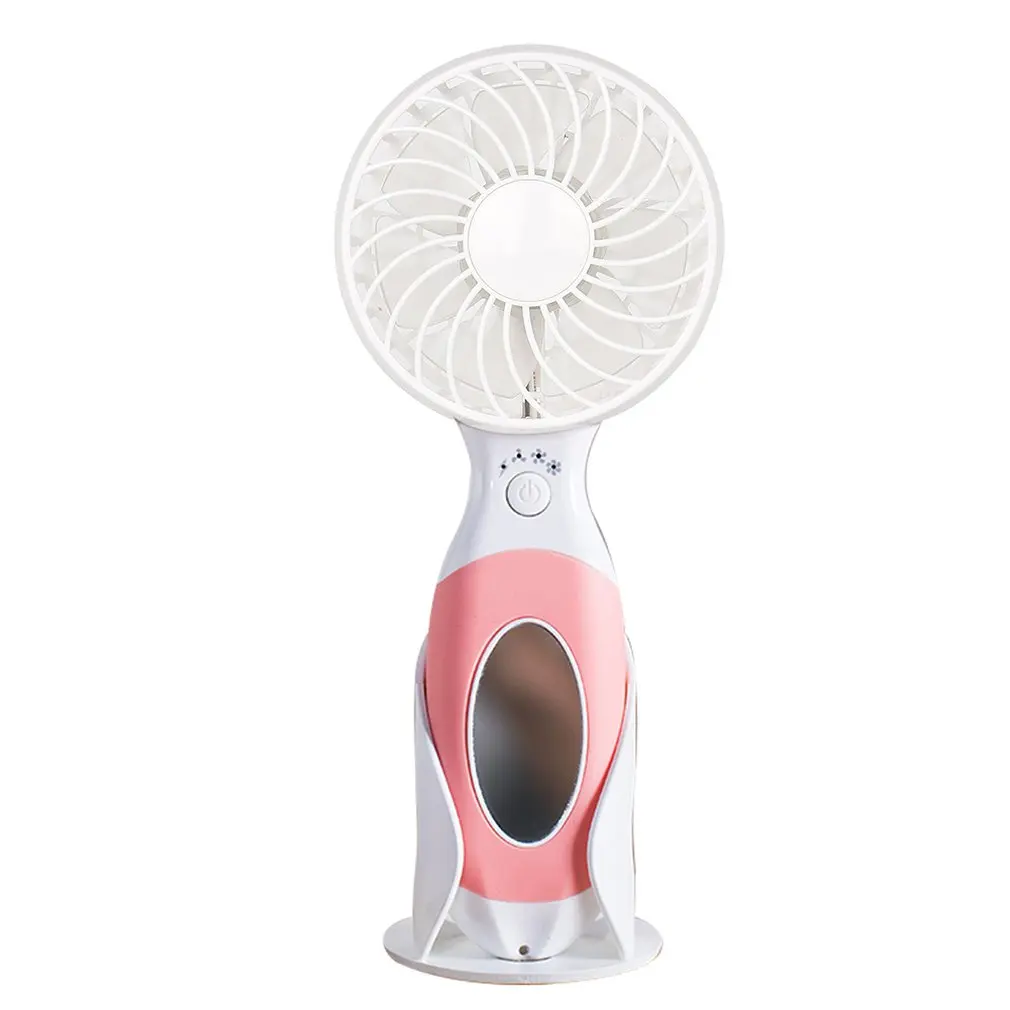 

Handheld Rechargeable Mini Electric Fan Usb Portable Desktop Student Dormitory Bed Battery Fan