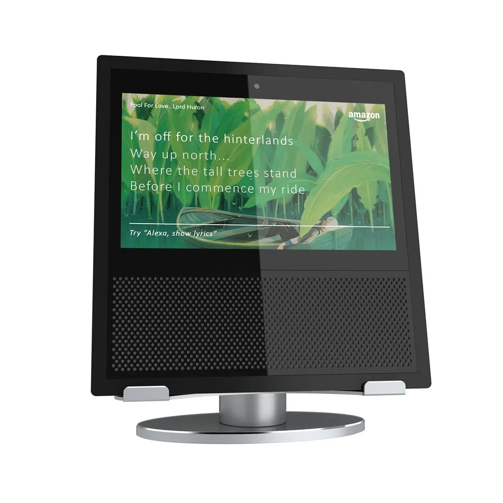 Durable 360 Degree Rotation Aluminum Alloy Mount Bracket Lightweight Holder Base Suitable for Amazon Echo Show Accessories