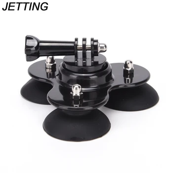 

Action Camera Car Suction Cup For Gopro Accessories Aluminum Suction Cup Adapter Mount Screw For Gopro Hero1/2/3/3+/4 JETTING