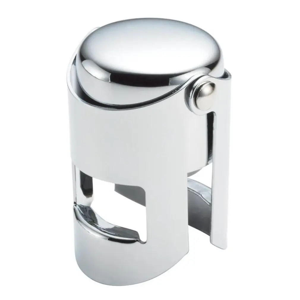 Universal Wine Bottle Stopper 430 Stainless Steel Champagne  Sparkling Wine Bottle Plug Sealer Preserver Tools Dropshipping