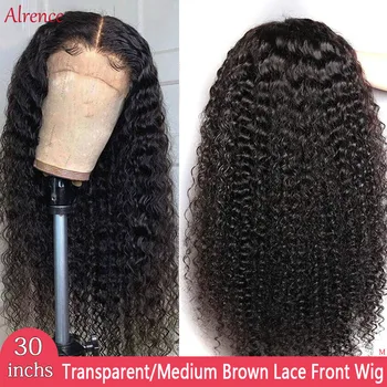 

Transparent Lace Wig Curly Hair Wigs For Women Human Hair 13x6 Lace Frontal Wig 13x4 360 Lace Frontal Wig Peruvian Remy Wig 150