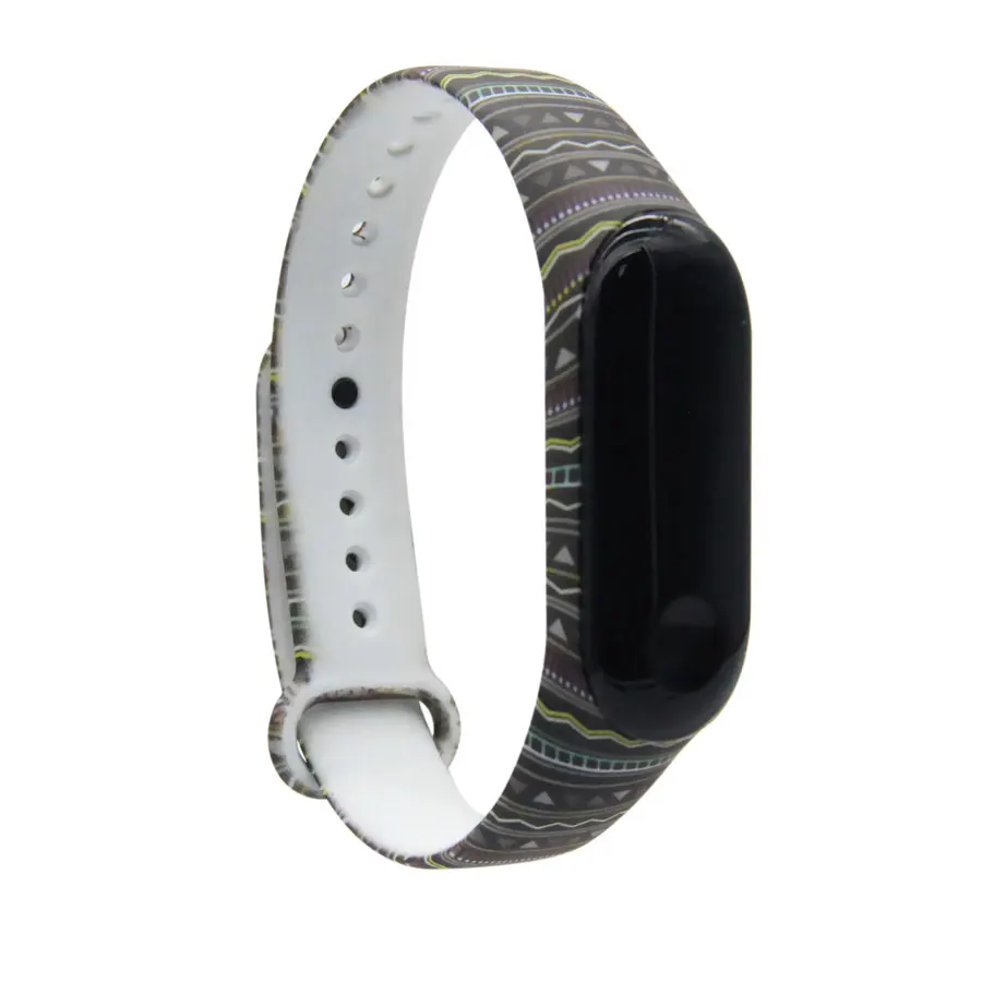 59806 Для mi Band 3 4 ремешок на запястье для Xiao mi band 4 силиконовый для mi band 3 4 аксессуары многоцветный mi 3 сменный ремешок - Цвет: 59806