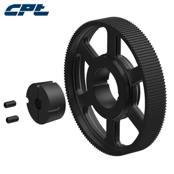 

CPT Cast Iron HTD 8M-30mm Timing Pulley, 112 Tooth for Belt Width 30mm 112-8M-30-2517