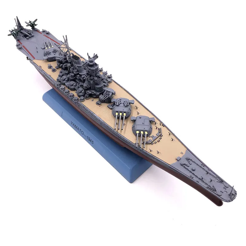 World of Warships 1/1000 Japan Battleship Yamato Finished Model Alloy Hull Military Ornaments Static Ship Model Collection