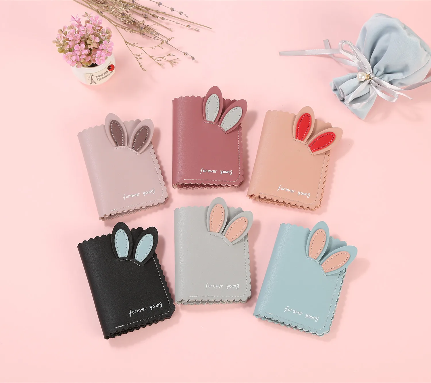 

Simple Multi Card Bit Storage Bag Wallet Women's Credit Card Cover Women's Business Card Cute Card Holder Small Mini Folding