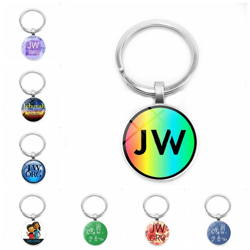 

2019 Explosion Fashion JW.ORG Keychain Color Fancy Keychain JW.ORG Theme Family Essential Keychain