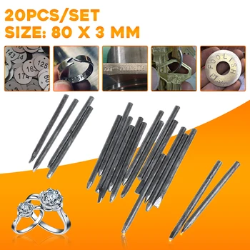 

20Pcs/Set Iron Leather Working Saddle Making Tools Punch Stamp Set For DIY Punch Carving Metal Leather Craft Stamps Tool