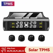 

TPMS Car Solar Tire Pressure Monitoring System TMPS Wheel Tyre External Sensor