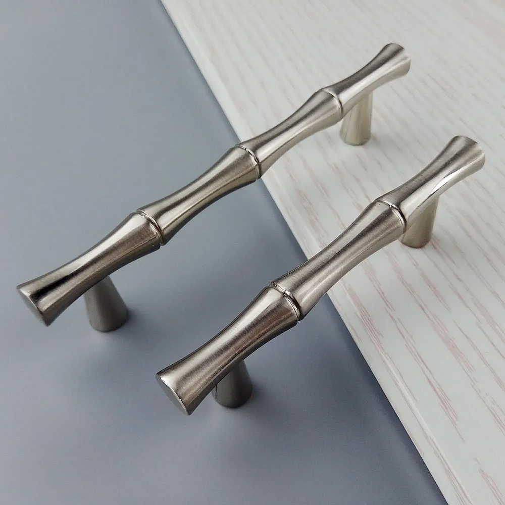 64mm/96mm Bamboo Style Furniture Hardware Handle Kitchen