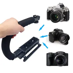 C образный держатель ручка Видео Ручной Стабилизатор стабилизатор для DSLR Nikon Canon sony камера и легкий портативный Steadicam для Gopro