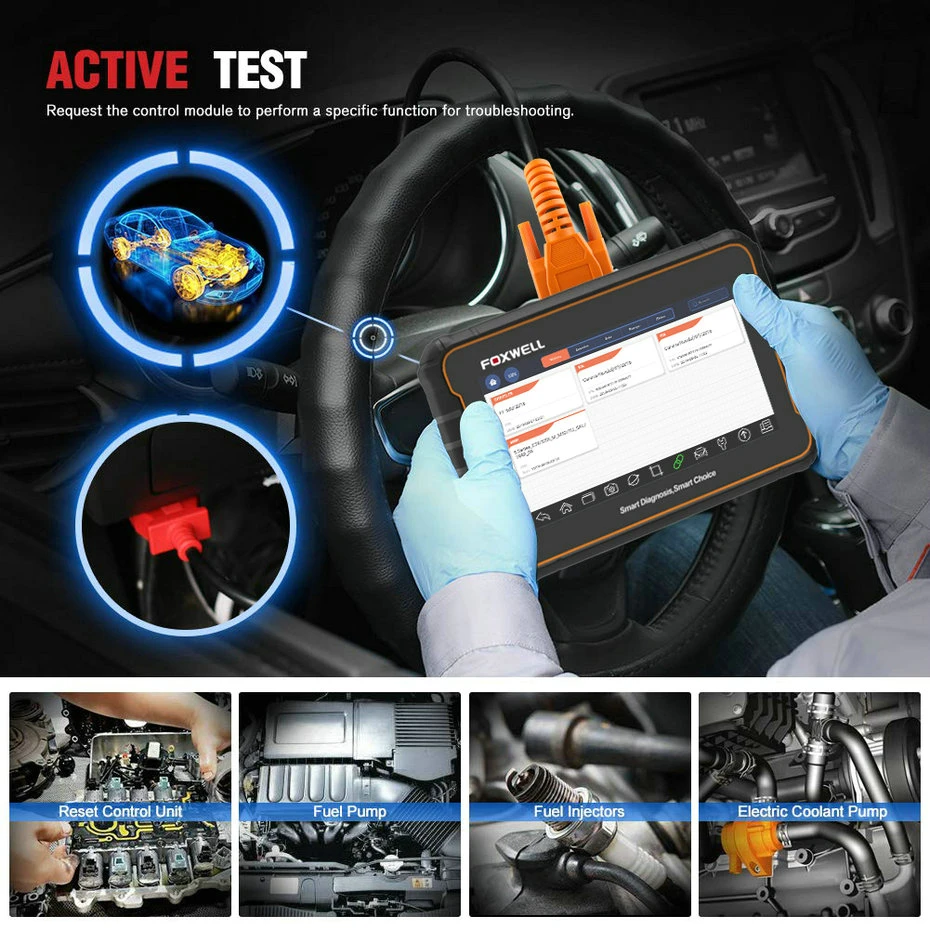FOXWELL GT60 Plus OBD2 Автомобильная диагностика все системы OBD 2 автоматический диагностический сканер инструмент ECU кодирование ODB2 Автомобильный сканер PK X431V