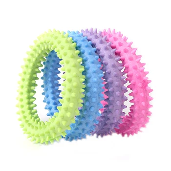 

Deep Teeth Cleaning Toys For Dog Puppy Pets Dogs Toy Rubber Ring Bite-resistant Rings Molar Chew Toys For Small Big Pet DRESSPET