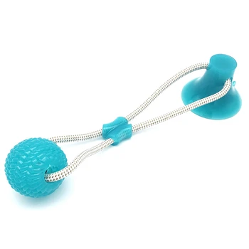 

Pet Toys with Suction Cup Dog Push Toy with TPR Ball Pet Tooth Cleaning Chewing Rubber Dog Toys for Small Dogs Rubber Dog Toy