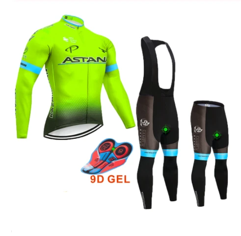 ASTRNA ropa de para hombre, conjunto de pantalones de bicicleta color negro, verde fluorescente, invierno, 2021|Conjuntos de ciclismo| - AliExpress