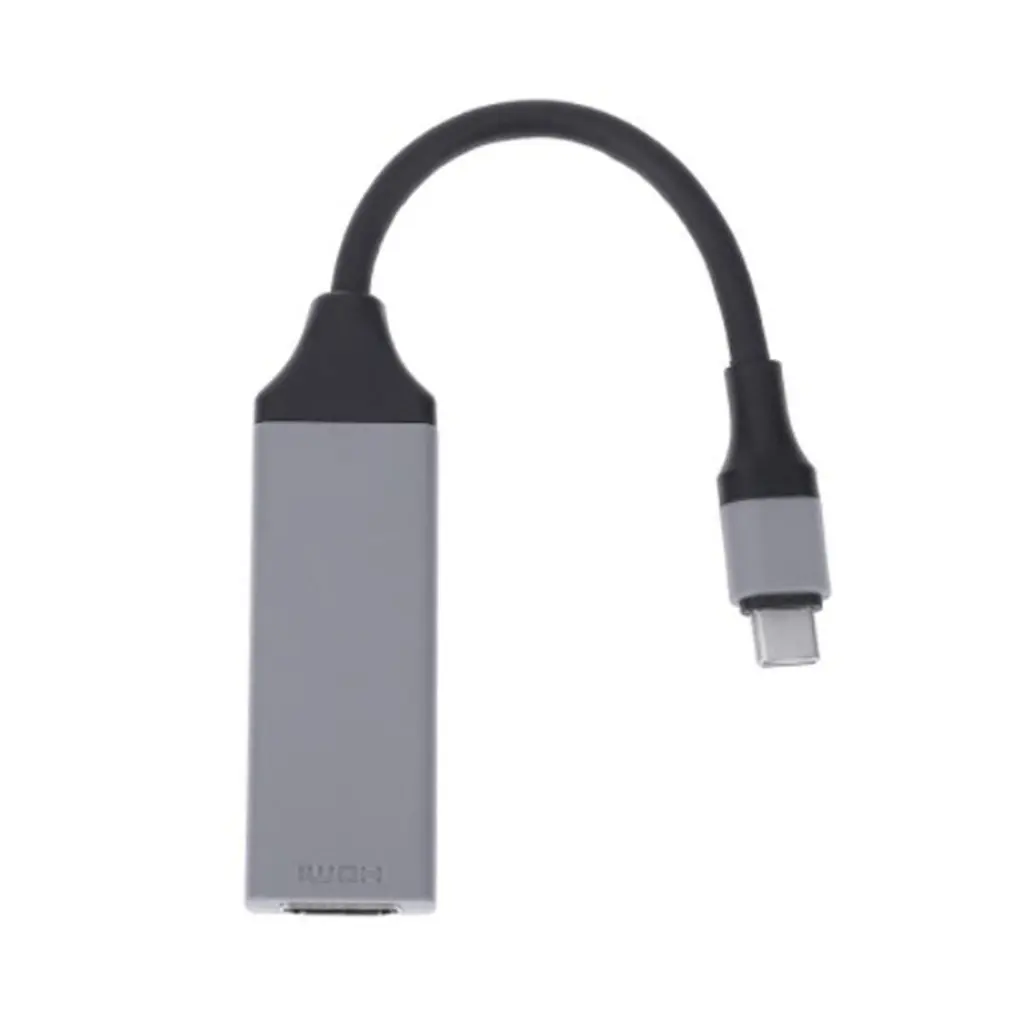 4K MHL Тип C к HDMI Av ТВ кабель адаптер портативный тип C к HDMI кабель адаптер бытовой Тип C к HDMI кабель адаптер - Цвет: Gray