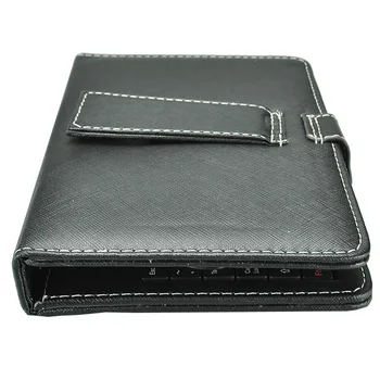 

Office Tablets Universal With Mini USB Practical PU Leather PC Durable Cover Accessories Computer Keyboard