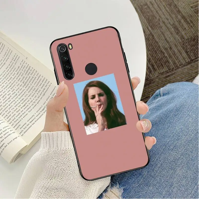 YNDFCNB Sexy singer model Lana Del Rey  Phone Case For Redmi note 8Pro 8T 6Pro 6A 9 Redmi 8 7 7A note 5 5A note 7 case xiaomi leather case hard