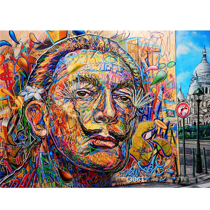 Mr. Brainwash Художественная Картина на холсте уличные граффити стеновые