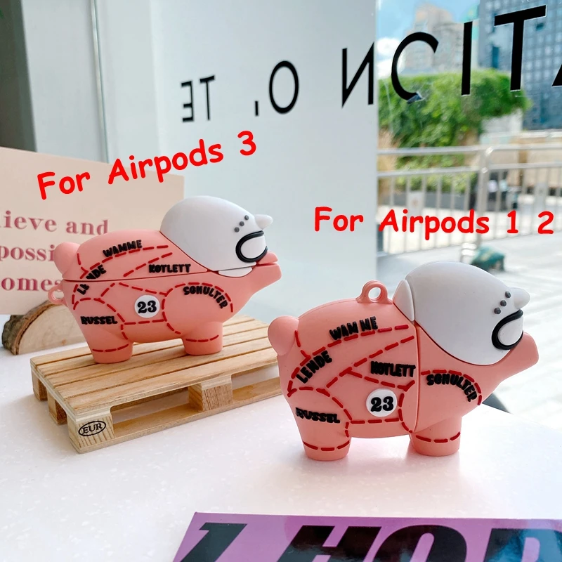 Силиконовый чехол для беспроводных наушников Apple Airpods 1 2 Pro 3 NO.23 | Электроника