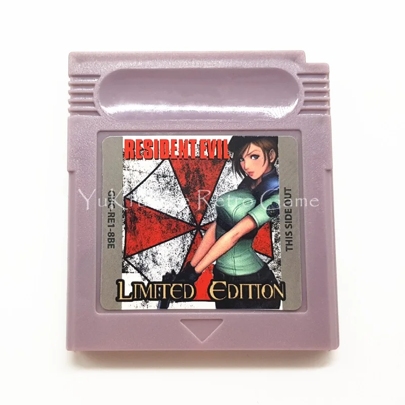 Resident Evil E Видео Игровая приставка для 16 бит портативная консоль английская версия - Цвет: Resident Evil E