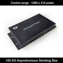 HD-A3 Player Box Async Sending Card Box Max Support 650,000 Pixels LED Display , Work with HD-R Receiving Card