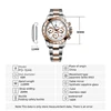 PAGANI DESIGN 2022 New Chocolate 1644 Rose Gold Luxury Quartz watch for men  Automatic date Wristwatch sport Chronograph clock 5