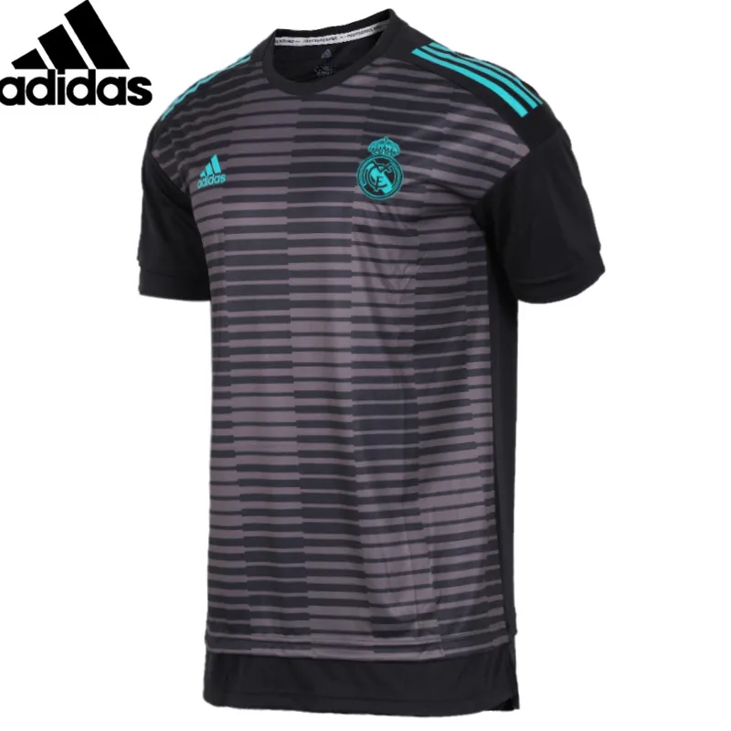 

Original Adidas New Arrival REAL H PRESHI Short Sleeve Tops Breathable Round Collar Running Shirt CF1587