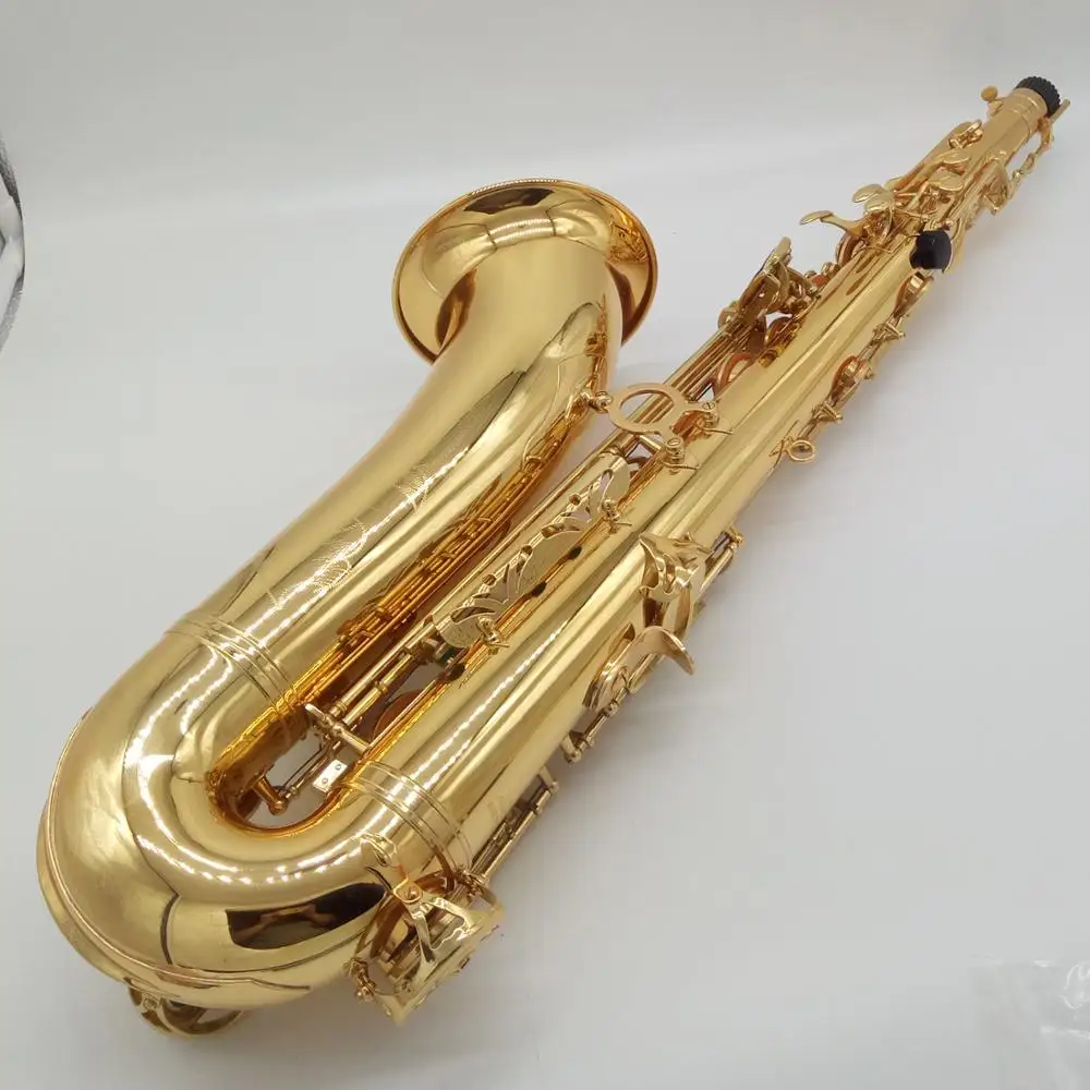 

Saxophone Tenor 802 Musical Instruments Professional Tenor Sax Gold Lacquer Mouthpiece Reeds Neck