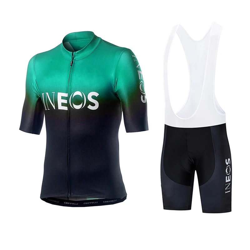 INEOS Pro Team майки для велоспорта мужские летние топы с короткими рукавами комплект дышащая одежда для езды на велосипеде нагрудник шорты спортивная одежда комплект