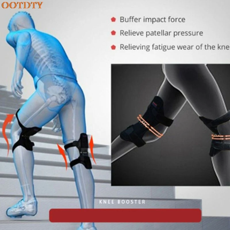 Elder Sport дышащий наколенник Booster облегчение боли сила пружины