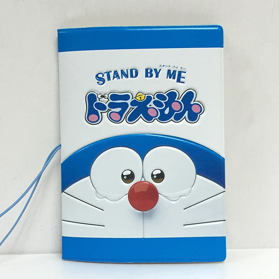 Kawaii животное Doraemon Обложка для паспорта Кошельки Сумка Аксессуары для путешествий ID адрес держатель портативный PU кожаный чехол для карт