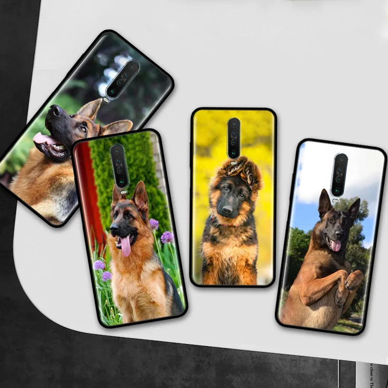 German Shepherd Dog Case for Xiaomi Redmi Note 8T 8 7 9 Pro K20 K30 5G 6 6A Black Silicone Protective Phone Cover German Shepherd Dog Case for Xiaomi Redmi Note 8T 8 7 9 Pro K20 K30 5G 6 6A Black Silicone Protective Phone Cover