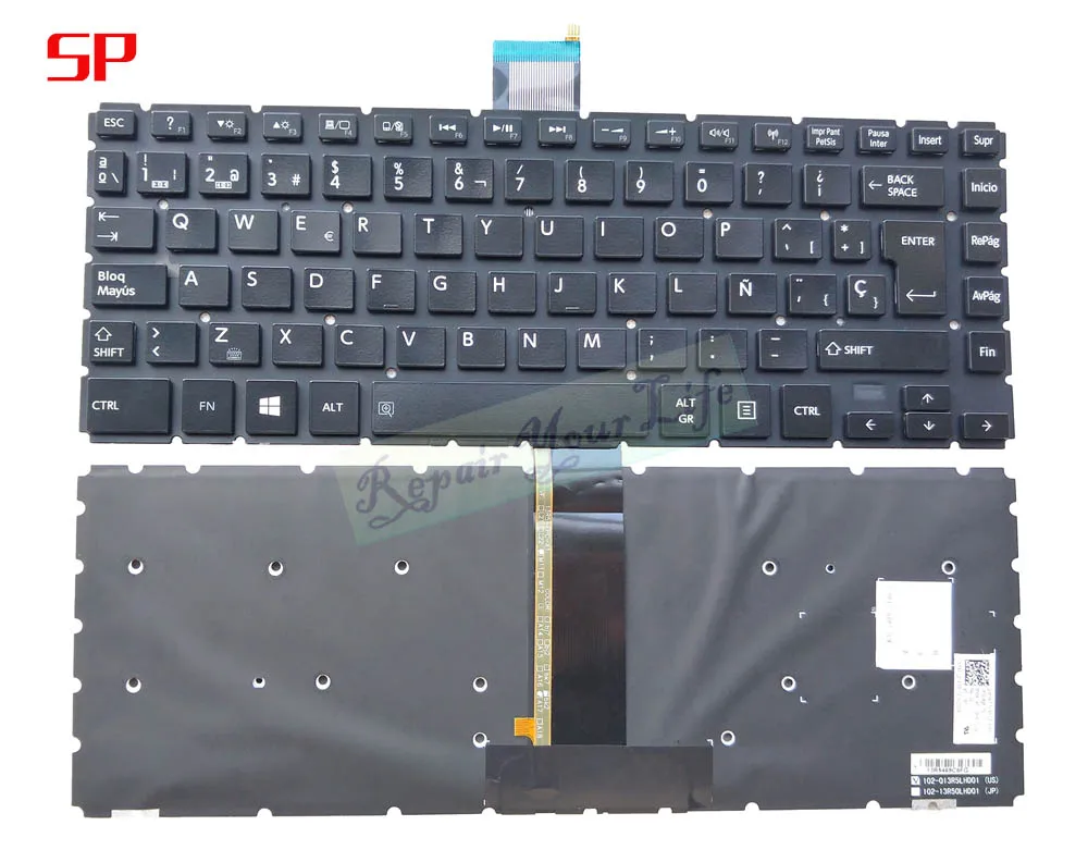 S0 Ноутбук клавиатура для Toshiba L45-B4208FL испанский/французский/США/бельгийской раскладка клавиатуры - Цвет: S0