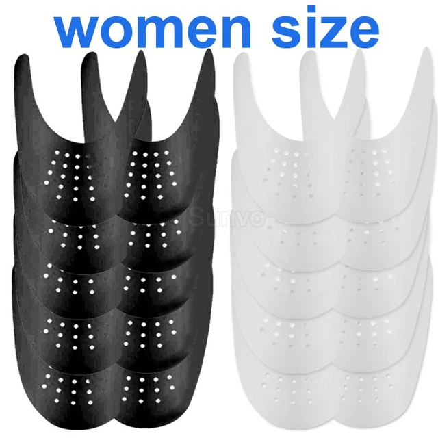 10 Pair Shoes Anti Crease Protector for Sneakers Toe Caps Anti Fold Protection Shoe Stretcher Support Dropshipping and Wholesale Mixing - Women size