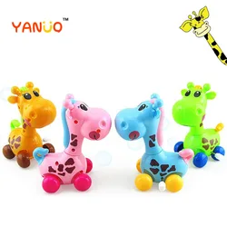 YANUO – jouets dessin animé pour bébé, course girafe grenouille, jouets pour enfants, Train à vapeur, horlogerie, adapté aux plus de 1 an 