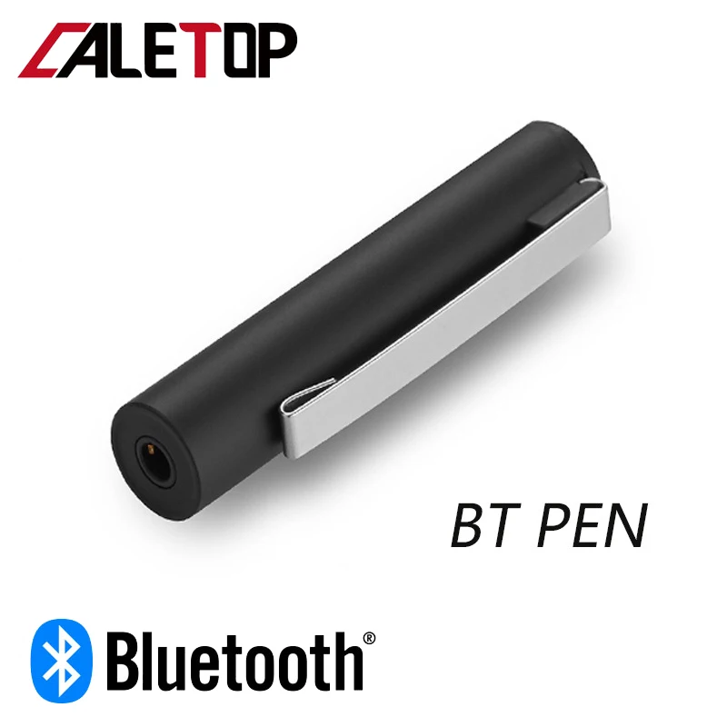 CALETOP Bluetooth приемник адаптер ручка держатель 3,5 мм Aux стерео аудио Buil-In микрофон Портативный адаптер с функциональной кнопкой