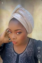 

Fashion Turban Caps Handmade African Auto Gele Headtie Solid Color Head Wrpas Muslim Head Scarf Bonnet Turbans For Women