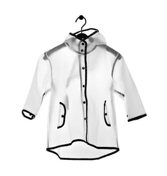 

Transparent Children Raincoat Waterproof Cover Toddler Rain Coat Poncho Hooded Reusable Trajes Impermeables Raincoat EB50YY