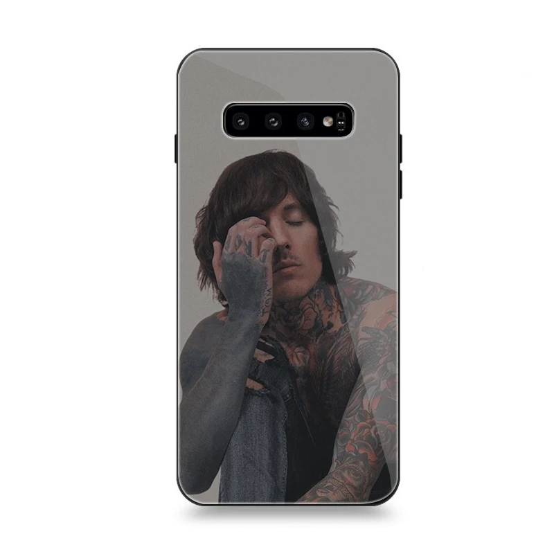 G6 Чехол для телефона Стекло для samsung A10 A20 A30 A40 A50 A60 A70 S7 край S8 Plus Note 8 9 S10 крышка Sykes для мобильных телефонов с надписью Bring Me The Horizon Bmth - Цвет: G6