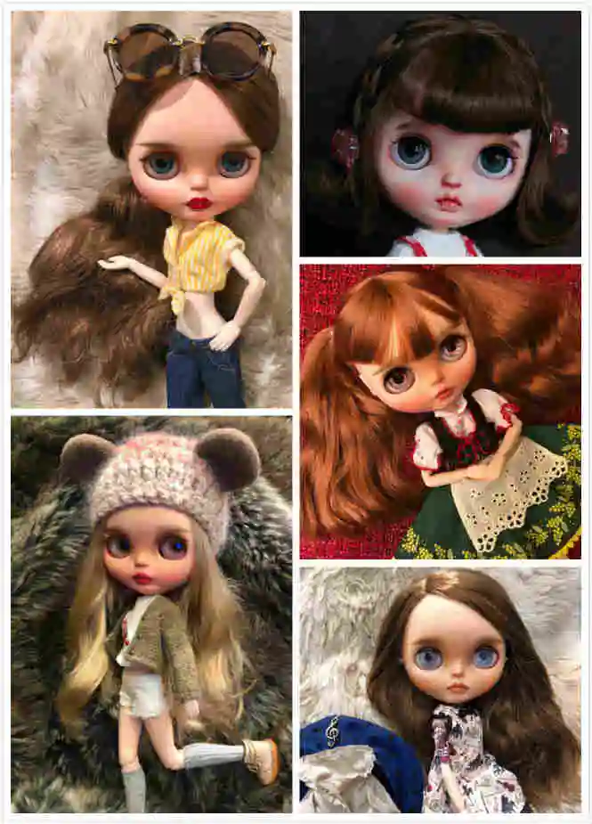 Новая индивидуальная кукла DIY цельная кукла без одежды blyth кукла для девочек ню кукла 20191010