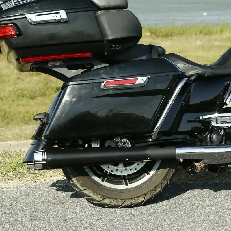Мотоцикл мегафон слипоны глушители двойной выхлоп для Harley Road King 1995