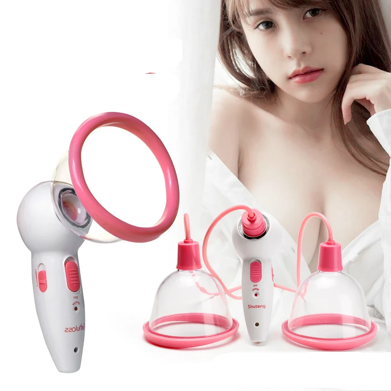 

Breast Massage Enlargement Device Vacuum Pump Cup Breast Massager Enhancing Cupping Machine Nipple Enlarge Masajeador Instrument