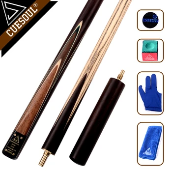 

CUESOUL 3/4 57" 9.8mm Snooker Cue With Extension/Joint Protector CSSNK003 With Accessories