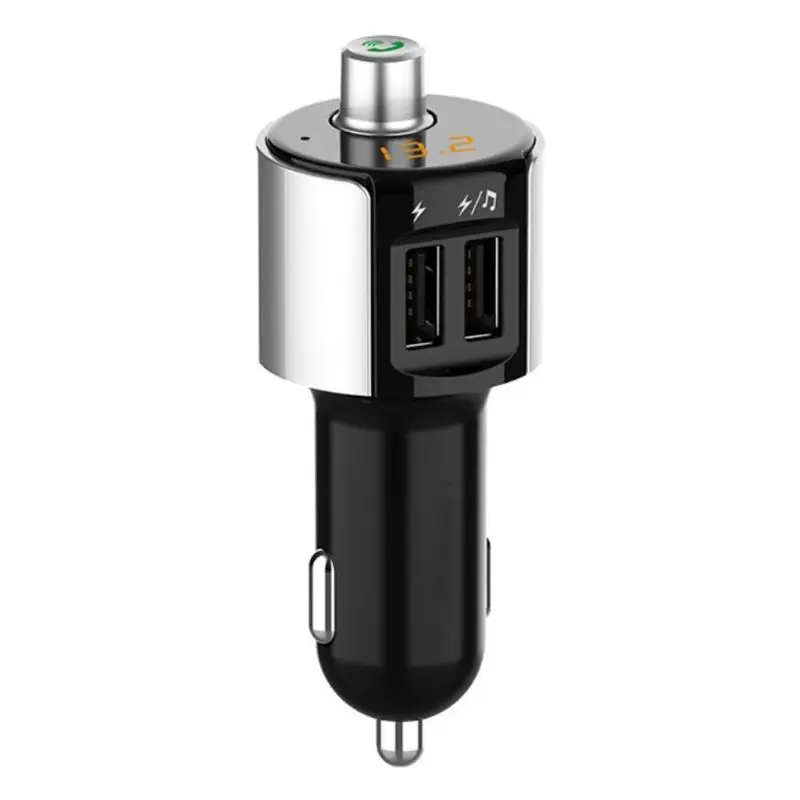 Двойное USB зарядное устройство C27A автомобильный беспроводной Bluetooth fm-передатчик ЖК-дисплей двойной usb зарядка MP3-плеер Радио адаптер