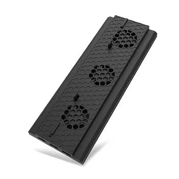 

Vertical Stand Host Cooling Fan Stand Holder External Cooler 3 USB Ports Fans for Xbox One X Game Console