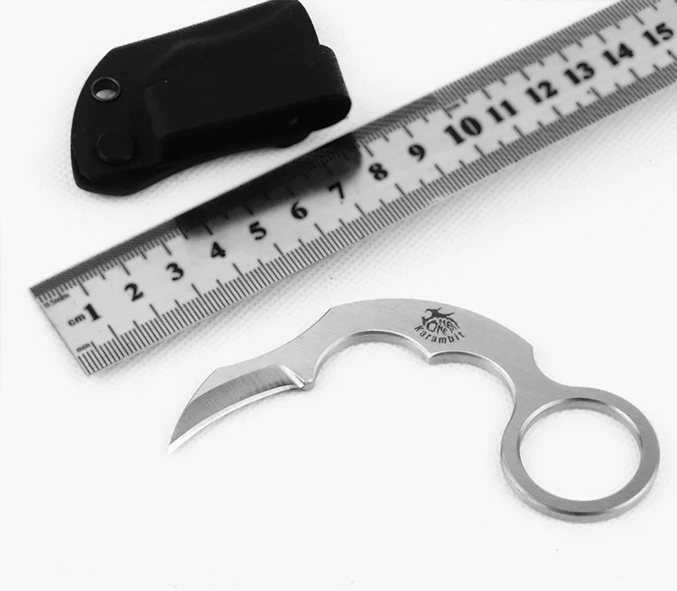 Мини EDC маленький коготь-острый колючий нож karambit маленький черный коготь птицы нож прямой нож