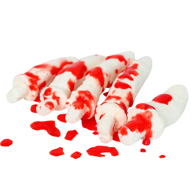 

Handmade Silicone Molds Crafts Finger Shaped Cake Moulds Halloween Theme Party Decorative Tool