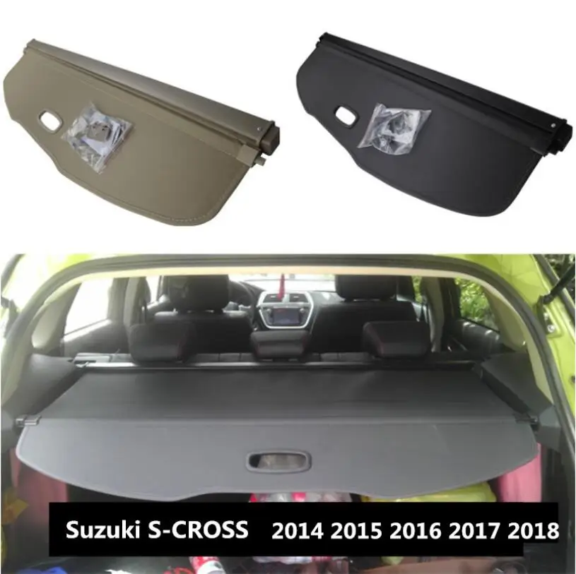 Защитный чехол для автомобиля на задний багажник для Suzuki S-CROSS Черный Бежевый авто аксессуары