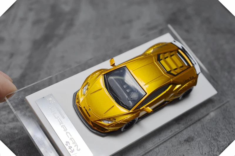Смола Золото 1: 64 весы LP610 LB Refit модель автомобиля статическое состояние автомобиля изысканное моделирование мужской подарок коллекционная